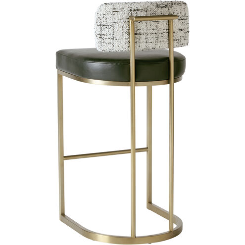 Larissa 37.75 inch Bravo Black / Halton Birch Barstool